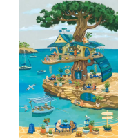 MAGNOLIA Puzzle Mačky na strome 1000 dielikov