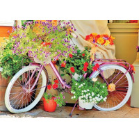MAGNOLIA Puzzle Bicykel s kvetmi 1000 dielikov
