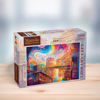 MAGNOLIA Puzzle Mesto kníh 1000 dielikov