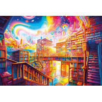 MAGNOLIA Puzzle Mesto kníh 1000 dielikov