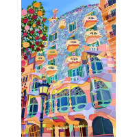 PIECES & PEACE Puzzle Nádherná Barcelona 1000 dielikov