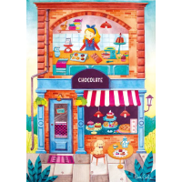 MAGNOLIA Puzzle Obchod s čokoládou 1000 dielikov
