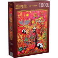 MAGNOLIA Puzzle Pandy 1000 dielikov
