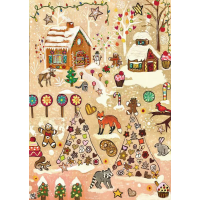MAGNOLIA Puzzle Perníková ríša divov 1000 dielikov