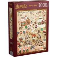 MAGNOLIA Puzzle Perníková ríša divov 1000 dielikov