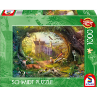 SCHMIDT Puzzle Rozprávkový hrad a kúzelný les 1000 dielikov