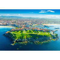 BLUEBIRD Puzzle Pohľad na Gijón, Španielsko 1000 dielikov