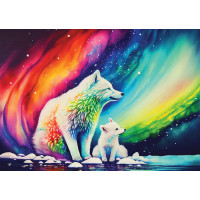 YAZZ Puzzle Polárna žiara 1000 dielikov