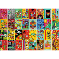 MAGNOLIA Puzzle Popartová mozaika 1000 dielikov