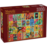 MAGNOLIA Puzzle Popartová mozaika 1000 dielikov