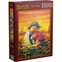 MAGNOLIA Puzzle Rodina strašiakov 1000 dielikov