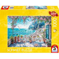 SCHMIDT Puzzle Terasa s výhľadom na more 1000 dielikov