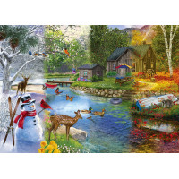 ALIPSON Puzzle Sezónne prechody 1000 dielikov