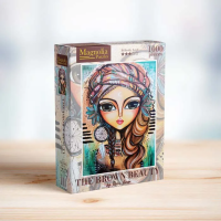 MAGNOLIA Puzzle Snedá kráska 1000 dielikov