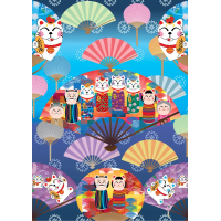 YAZZ Puzzle Svet Kokeshi 1000 dielikov