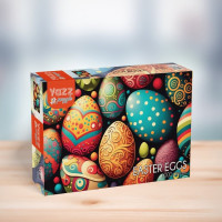 YAZZ Puzzle Veľkonočné vajcia 1000 dielikov