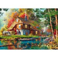 SCHMIDT Puzzle Vodný mlyn na jeseň 1000 dielikov