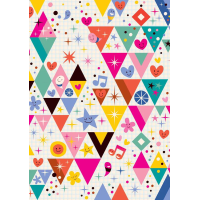 YAZZ Puzzle Zábavné trojuholníky 1000 dielikov