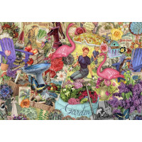 GRAFIKA Puzzle Záhradná koláž 1000 dielikov
