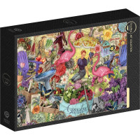 GRAFIKA Puzzle Záhradná koláž 1000 dielikov