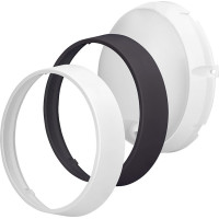 Solight LED vonkajšie osvetlenie so senzorom, 3 CCT, 15/18/20W, 1800lm, 22cm, 2v1 - biely a čierny kryt