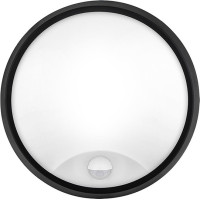 Solight LED vonkajšie osvetlenie so senzorom, 3 CCT, 15/18/20W, 1800lm, 22cm, 2v1 - biely a čierny kryt