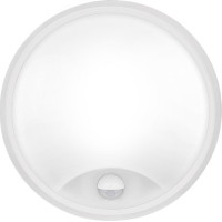 Solight LED vonkajšie osvetlenie so senzorom, 3 CCT, 15/18/20W, 1800lm, 22cm, 2v1 - biely a čierny kryt
