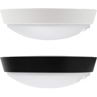 Solight LED vonkajšie osvetlenie so senzorom, 3 CCT, 15/18/20W, 1800lm, 22cm, 2v1 - biely a čierny kryt