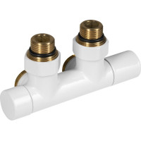 Aqualine R-START pripojovacia sada ventilov pre stredové pripojenie, biela SR230W Aqualine R-START pripojovacia sada ventilov pre stredové pripojenie, biela SR230W