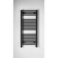 Aqualine DIRECT vykurovacie teleso s bočným pripojením 450x960mm, čierna mat ILR94B