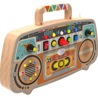 2Kids Toys Activity board Drevené FM rádio