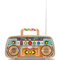 2Kids Toys Activity board Drevené FM rádio