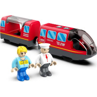 2Kids Toys Elektrický mestský vlak červený