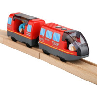 2Kids Toys Elektrický mestský vlak červený