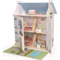 2Kids Toys Domček s bábikami sivý