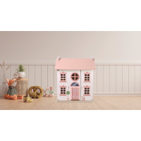 2Kids Toys Domček s bábikami ružový