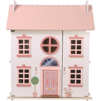2Kids Toys Domček s bábikami ružový