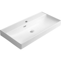 Aqualine PARLA keramické umývadlo 80x38cm, biela 9980 Aqualine PARLA keramické umývadlo 80x38cm, biela 9980