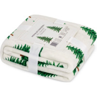 Vianočná deka CHRISTMAS TREE DELIGHT 130x160 cm - Stromčeky