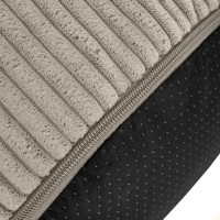 Taburet CHILL SPOT Velvet Stripes 45x45x25 cm - Taupe