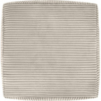 Taburet CHILL SPOT Velvet Stripes 45x45x25 cm - Taupe