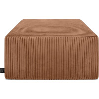 Taburet CHILL SPOT Velvet Stripes 45x45x25 cm - medený