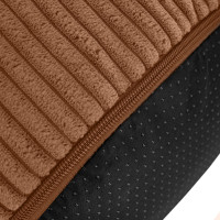 Taburet CHILL SPOT Velvet Stripes 45x45x25 cm - medený