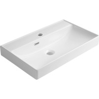Aqualine PARLA keramické umývadlo 65x38cm, biela 9965 Aqualine PARLA keramické umývadlo 65x38cm, biela 9965
