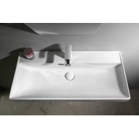 Aqualine PARLA keramické umývadlo 80x38cm, biela 9980