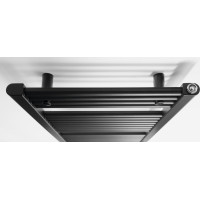 Aqualine DIRECT vykurovacie teleso s bočným pripojením 450x960mm, čierna mat ILR94B