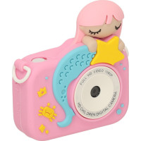 Detský digitálny fotoaparát Morská panna - ružový