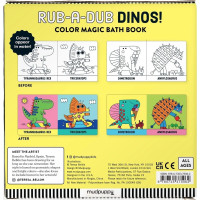 Mudpuppy Knižka na kúpanie Dinosaury