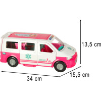 Ambulancie mobilnej nemocnice pre bábiky s príslušenstvom