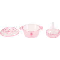 3D kryštálové lepiace gélové šablóny Magic Kitchen - sada 62 kusov - ružová
